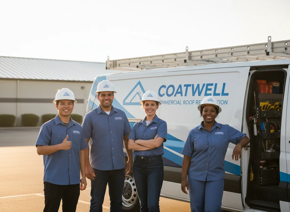 Commercial roof coating company in Triumph, IL